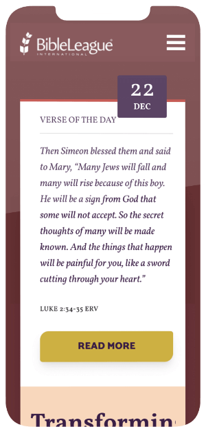 Bible League Mobile Right View