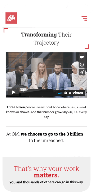 Om Mobile Left Device
